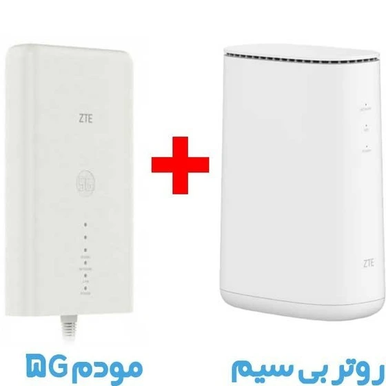 مودم زد تی ای مدل MC7010 به همراه روتر مدل MF269 استوک